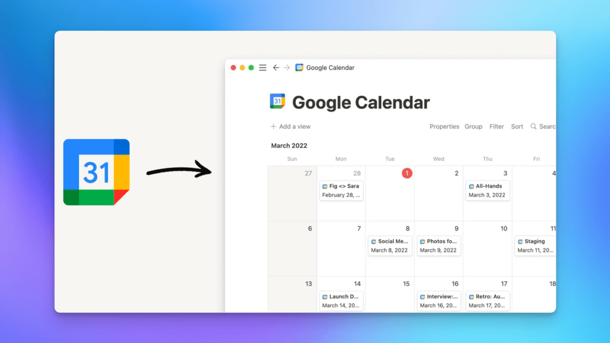 Integrating and Linking Calendars with External Tools such as Google Calendar