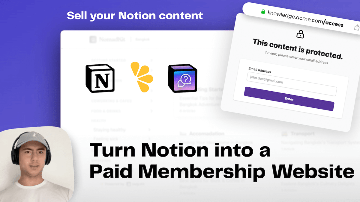 How to Create a Paid Membership Site With Notion and Lemonsqueezy